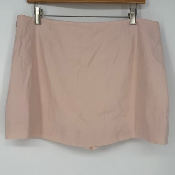 Veronica Beard Mini Skort Alida Pink Haze Shorts Skirt nwt Size 10 - Picture 3 of 8